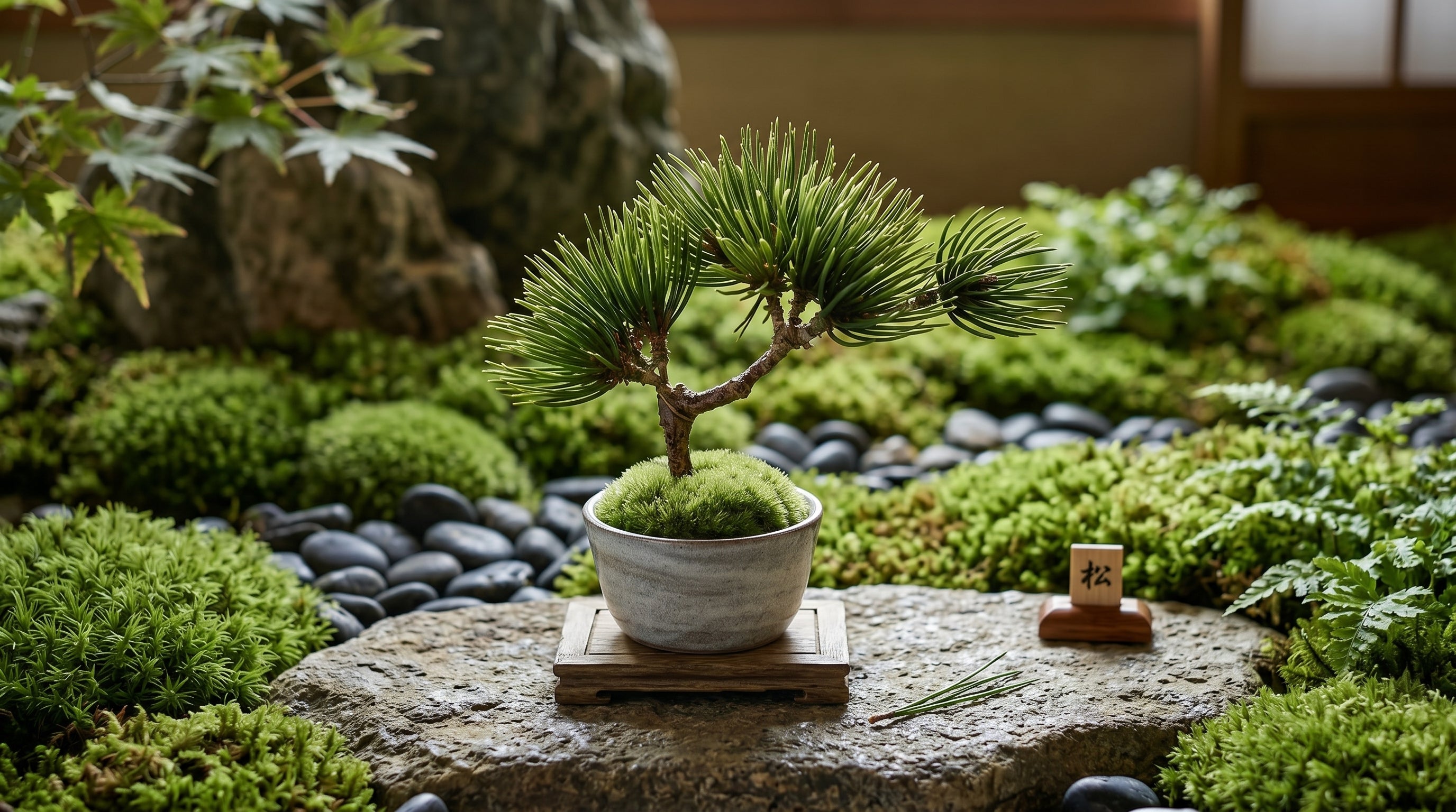 Pine Flow Guinomi Bonsai – Mini